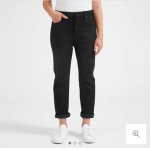 Everlane Modern Boyfriend Black Jeans